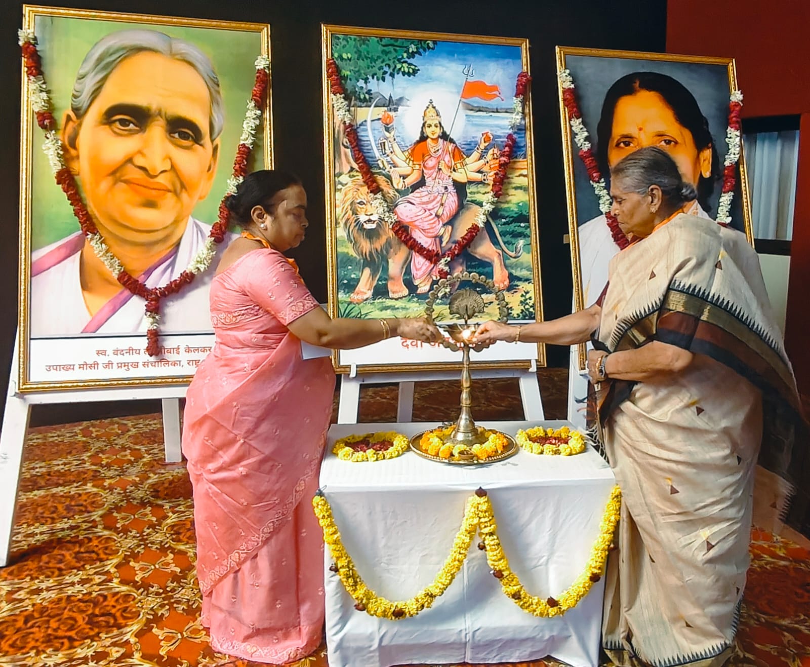 समालखा के माधव स्मृति परिसर में आयोजित राष्ट्र सेविका समिति की अखिल भारतीय कार्यकारिणी बैठक